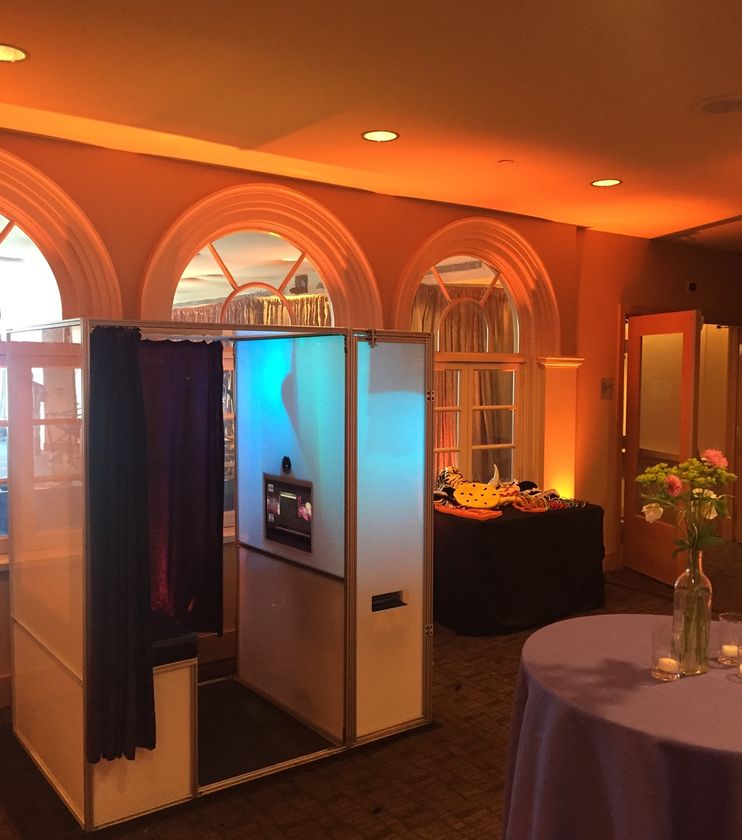 Custom photo booth backdrop options